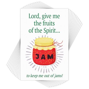 Dicksons Fruits of The Spirit Red and White 2 x 3 Inch Itty Bitty Bookmark Pack of 24 - 1 of 2