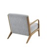 Sapphtopaz Wood Accent Chair Lounge Chairs Mid-Backrest Upholstered Armchair Mid Century Modern Comfy Chair for Living Room, Bedroom, Nursery - 4 of 4