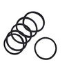 scünci No Damage Super Comfy Hosiery Elastic Hair Ties - Black - All Hair - 6pk - 2 of 4
