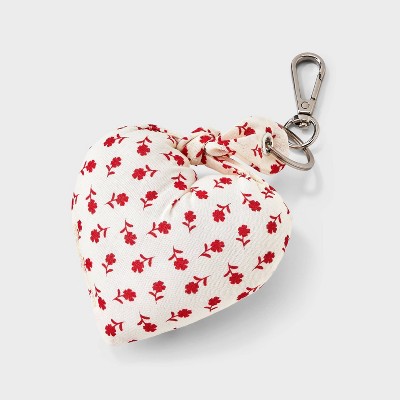 Girls' Heart Shaped Bag Charm - art class™ Red