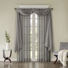 Contemporary Style Solid Crushed Window Panel Pair, Lightweight Sheer Fabric Light Filtering Window Panel for All Seasons - 3 of 4