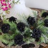 Floral Home 5" Stem Long Black Carnation Pick - 100-Piece - 4 of 4