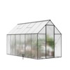 CAVINAS Polycarbonate Greenhouse with UV Protection Walk-in Storage Shed with Adjustable Vent Window - 2 of 4