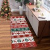 Christmas Area Rug Living Room, Washable Low Pile Non-Shedding Carpet for Living Room Bedroom - 2 of 2