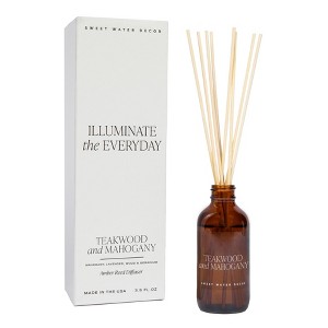 Sweet Water Decor Teakwood and Mahogany Amber Reed Diffuser - 3.5oz - 1 of 3