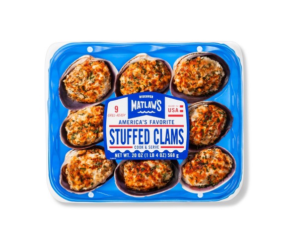 Matlaws Stuffed Clams - 20oz