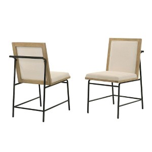 Best Master Furniture,Bristol Mid-Century Dining Chair, Set of 2, Kepler Driftwood - 1 of 4