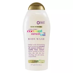 OGX Extra Creamy + Coconut Miracle Oil Ultra Moisture Body Wash - 19.5 fl oz