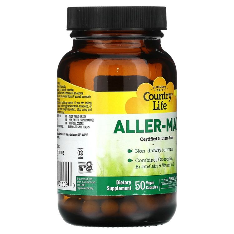 Country Life Aller-Max®, 50 Vegan Capsules, 4 of 4
