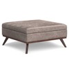 WyndenHall Ethan XL Square Coffee Table Storage Ottoman - 3 of 4