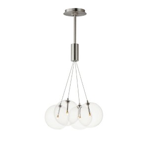 ET2 Lighting Burst 4 - Light Pendant in  Satin Nickel - 1 of 4