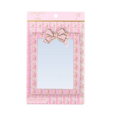 LoveShackFancy x Target - Yoobi Blooming Heirloom Magnetic Mirror Strawberry Macaroon