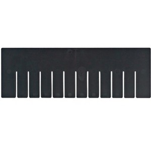 Quantum Storage Systems Short Divider, Conductive, For Use With Dg93060Co, Black (Pack Of 6), Made In Usa - 1 of 1