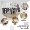 APRILSOUL Contemporary Designed Velvet Fabric Upholstered Accent,Dining Chair,Barrel Side Chairs Kitchen Armchair for Living Room set of 2 - 3 of 4