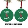 Mississippi Valley State University Delta Devils Logo Aluminum Holiday Christmas Tree Ornament - 2 of 4