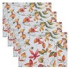 Saro Lifestyle Fall Leaf Placemat, 14"x20" Oblong, Multi (Set of 4) - image 3 of 4