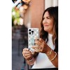 Walli Cases Seafoam Check by Our Faux Farmhouse Phone Case with Wallet and Finger Strap - 2 of 4