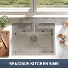 Kitchen Sink,Drop-In Stainless Steel Single Bowl Sink with Accessories, Modern Top Mount Workstation Sink - 2 of 4