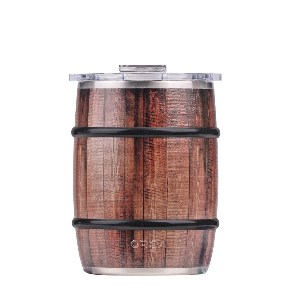 Photos - Glass ORCA Coolers Double Barrel 24oz Lidded Tumbler - Dark Oak