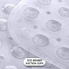 Non Slip Bathtub And Shower Mats 40x16 Extra Long Bath Tub Mat With Suction Cups & Drain Holes - Lux Decor Collection - 4 of 4