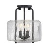 Savoy House Avalon 3 - Light Semi-Flush Mount in  Black - 4 of 4