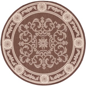 Courtyard CY2914 UV & Stain Resistant Non-Shedding Power Loomed Indoor/Outdoor Rugs - Safavieh - 1 of 4