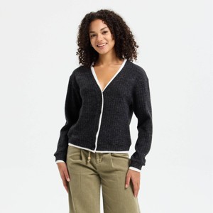 Women's Long Sleeve V-Neck Cardigan Sweater - Universal Thread