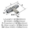 Amerock London Cabinet or Furniture Knob - 4 of 4