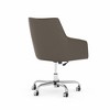 Cabot Mid-Back Leather Box Chair Washed Gray - Bush Furniture - 3 of 4