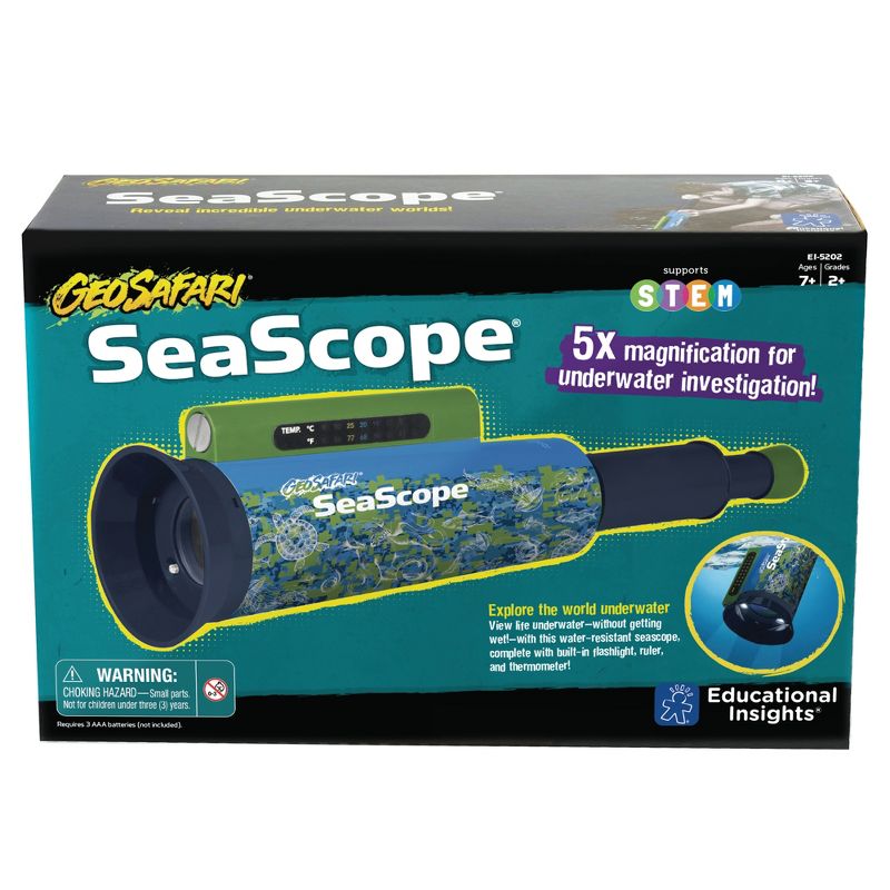 Educational Insights GeoSafari SeaScope, Explore Underwater Without Getting Wet, Includes Magnifier & LED Flashlight, Ages 8+, 6 of 7