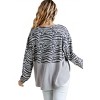 Women's Zebra High Low Top - umgee - 3 of 4