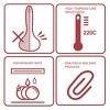 Unique Bargains Heat Resistant to 480°F Restaurant Kitchen Cooking Utensil Soup Ladle Spoon 12.6 Inch Black 1 Pc - 3 of 4