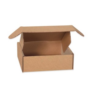 Box Partners Deluxe Literature Mailers 8" x 8" x 2 3/4" Kraft 50/Bundle MFL882K - 1 of 2