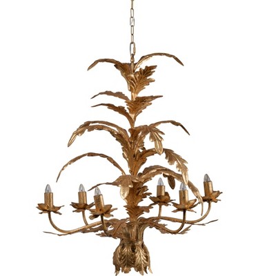VYNXARIA 4 - Light Vintage Wood Beaded Ceiling Lights, Hanging Chandelier with Adjustable Chain