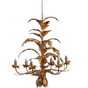VYNXARIA 4 - Light Vintage Wood Beaded Ceiling Lights, Hanging Chandelier with Adjustable Chain - 1 of 4