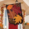 Briarwood Lane Fall Burlap House Flag 40x28 For Outdoor Fallen Leaves Applique Autumn For Fall House Flag - 4 of 4