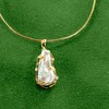 Ross-Simons 8x20mm Cultured Baroque Pearl Pendant in 14kt Yellow Gold Size 1.13 - 4 of 4
