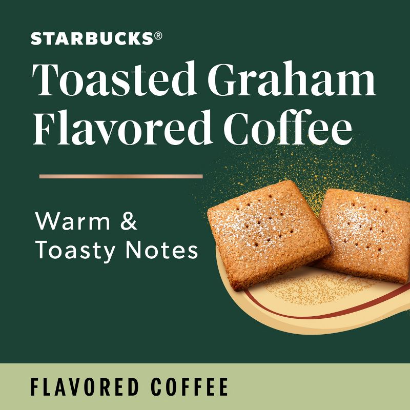 Starbucks Keurig Toasted Graham Flavored Coffee Pods - 22 K-Cups, 3 of 7