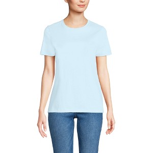 Lands' End Women's Relaxed Supima Cotton T-Shirt - 1 of 3
