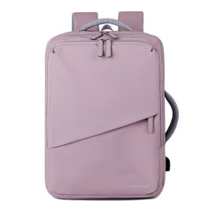 SAHARA - Multi-Pocket USB Travel Backpack — Voyager Travel Max - Laptops up to 16" - Purple - 1 of 4