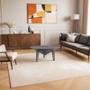 Royal Hampton 28 Inch Coffee Table with 3 Tapered Splayed Legs - 2 of 4