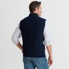Lands' End Men's Washable Merino Full Zip Sweater Vest - 2 of 4