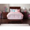 AFI Furnishings Portland Twin Traditional Bed with Open Footboard and Turbo Charger in Walnut - 2 of 4