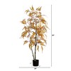Nearly Natural 5-ft Autumn Wispy Eucalyptus Artificial Fall Tree - 2 of 4