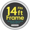 Yescom Trampoline Mat & Pad Replacement Kit with 96 V-Hooks Fits 14 ft Trampoline Frame - 4 of 4