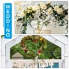 Unique Bargains Metal Christmas Floral Heart Shape Wreath Frame Dream Catcher Rings 2 Pcs - 4 of 4