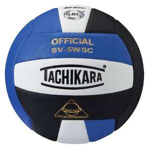 Tachikara RWB Indoor Sensi Tec Composite Competition Volleyball - Roya Bluel/White/Black - 1 of 1