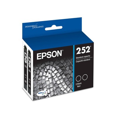 Epson 252 Single, 2pk, 3pk & 4pk Ink Cartridges - Black, Multicolor