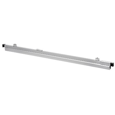 AdirOffice Hanging Blueprint Clamp Holder 30" Silver Aluminum 12/Pack (ADI6036-2) ADI6036--2