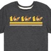 Boys' - Pokémon - Pikachu Eevee Friends Retro Stripe Short Sleeve Graphic T-Shirt - 2 of 4